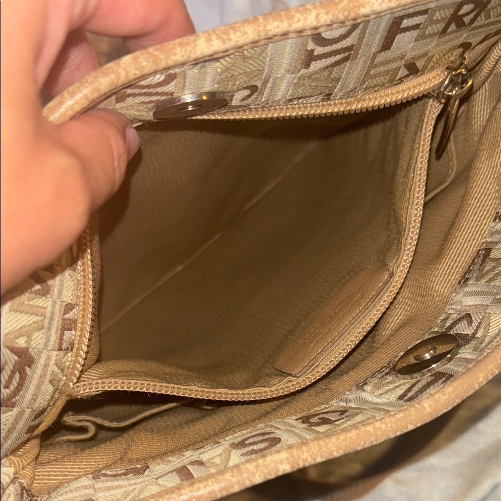 Salvatore Ferragamo Tan Crossbody Bag - Picture 11 of 16